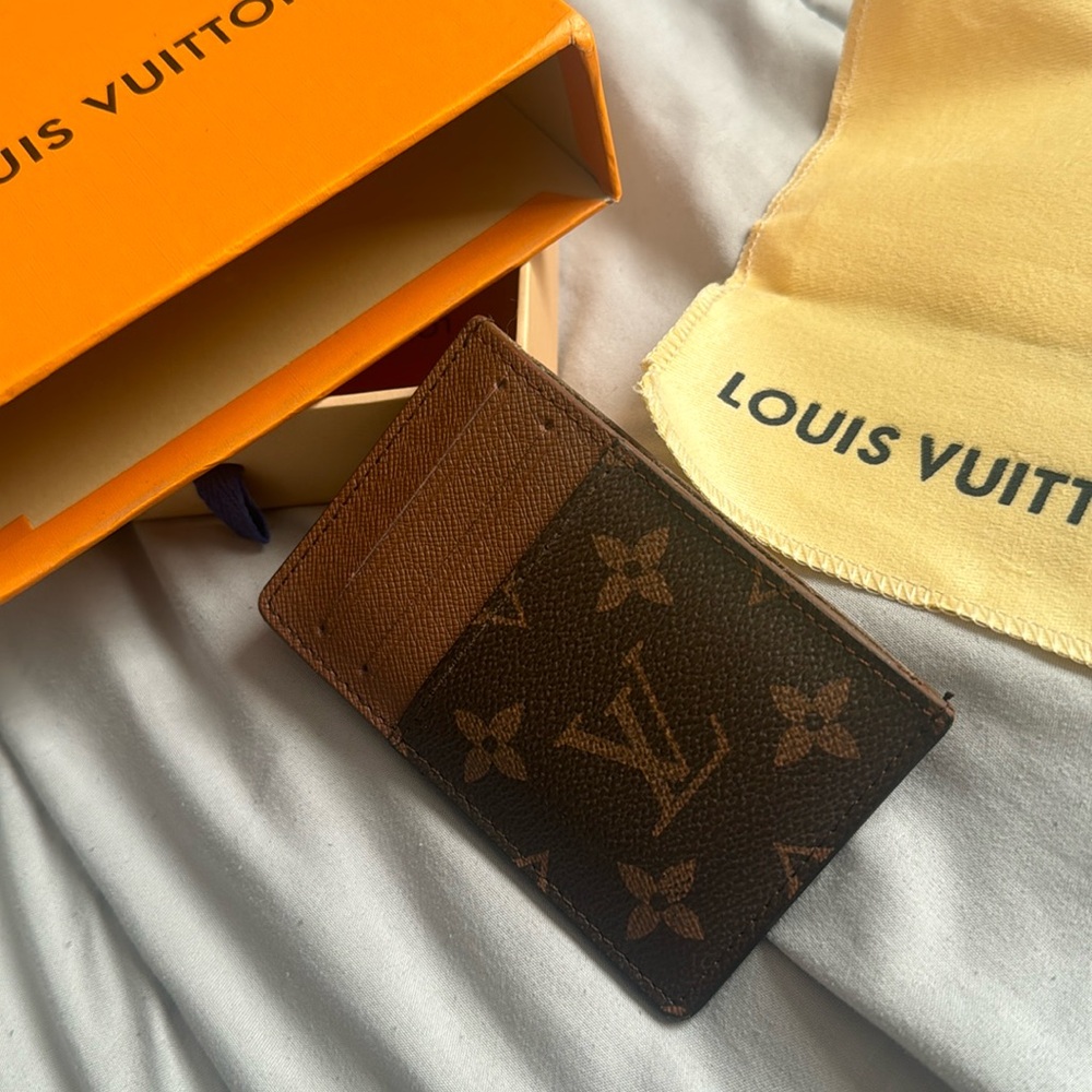 Brown leather wallet/cardholder